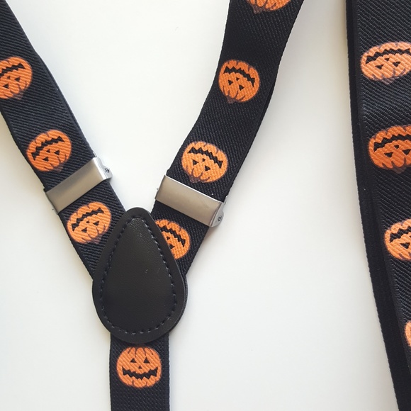 Baby / Toddler Pumpkin Print Suspenders - Picture 5 of 8